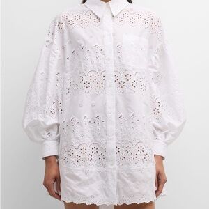Simone Rocha Eyelet Mini Dress